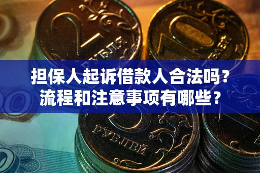 济南担保人起诉借款人合法吗？流程和注意事项有哪些？