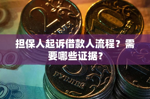 济南担保人起诉借款人流程？需要哪些证据？