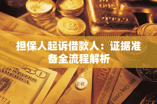 济南担保人起诉借款人：证据准备全流程解析