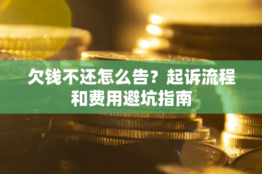 济南欠钱不还怎么告？起诉流程和费用避坑指南