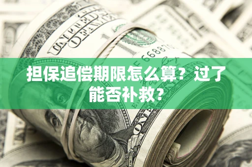 济南担保追偿期限怎么算？过了能否补救？